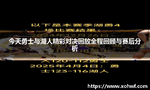 今天勇士与湖人精彩对决回放全程回顾与赛后分析