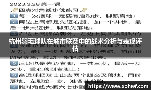 杭州羽毛球队在城市联赛中的战术分析与表现评估