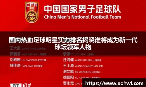 国内热血足球明星实力排名揭晓谁将成为新一代球坛领军人物